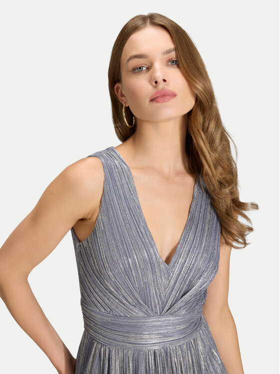 Swing Swing Rochie cocktail 5AK07900 Argintiu Regular Fit