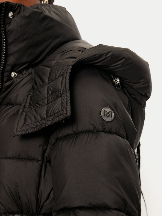 Rinascimento Rinascimento Μπουφάν χειμωνιάτικο CFC0118339003 Μαύρο Loose Fit
