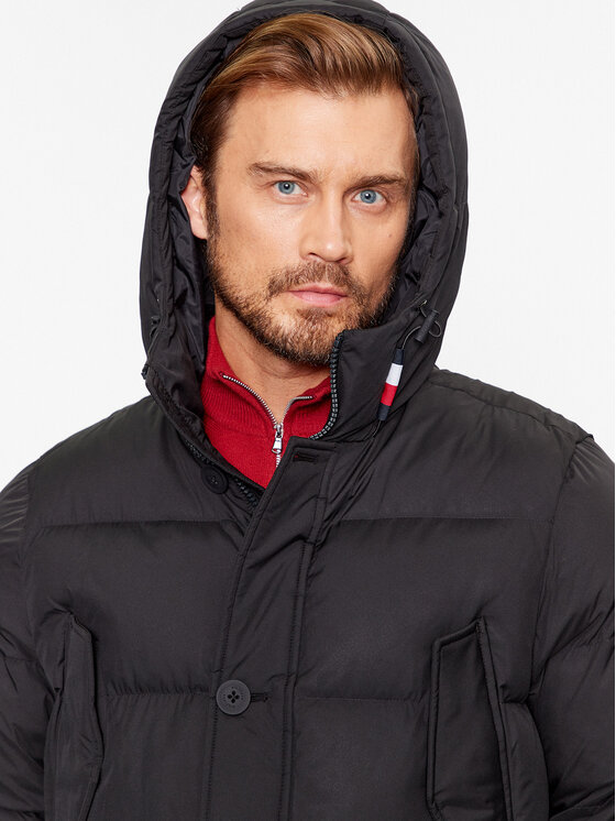 Tommy Hilfiger Tommy Hilfiger Μπουφάν χειμωνιάτικο Essential Rockie MW0MW33961 Μαύρο Regular Fit