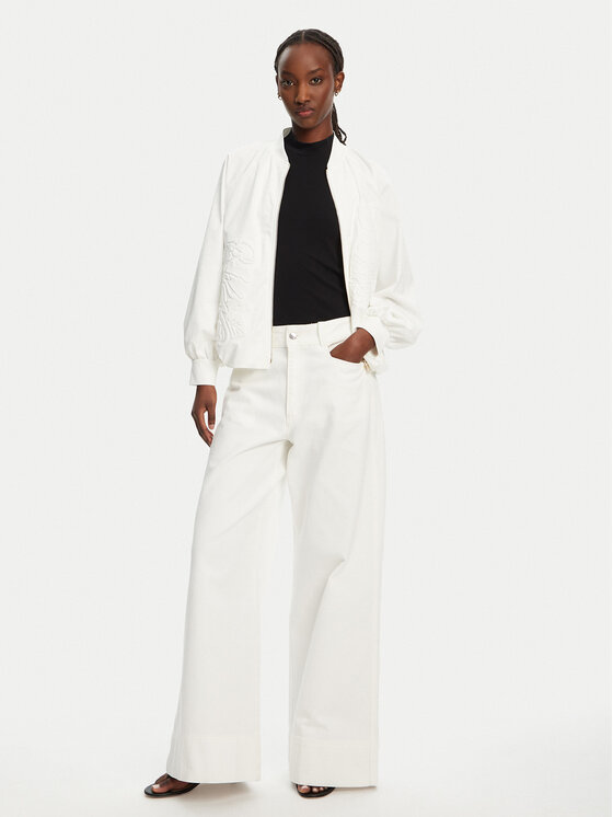 ACCESS FASHION ACCESS FASHION Bomber-jakk 53-1039-886 Valge Regular Fit