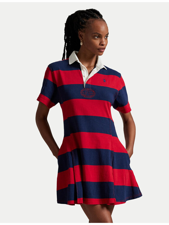 Polo Ralph Lauren Polo Ralph Lauren Kleid für den Alltag 211971761001 Rot Regular Fit
