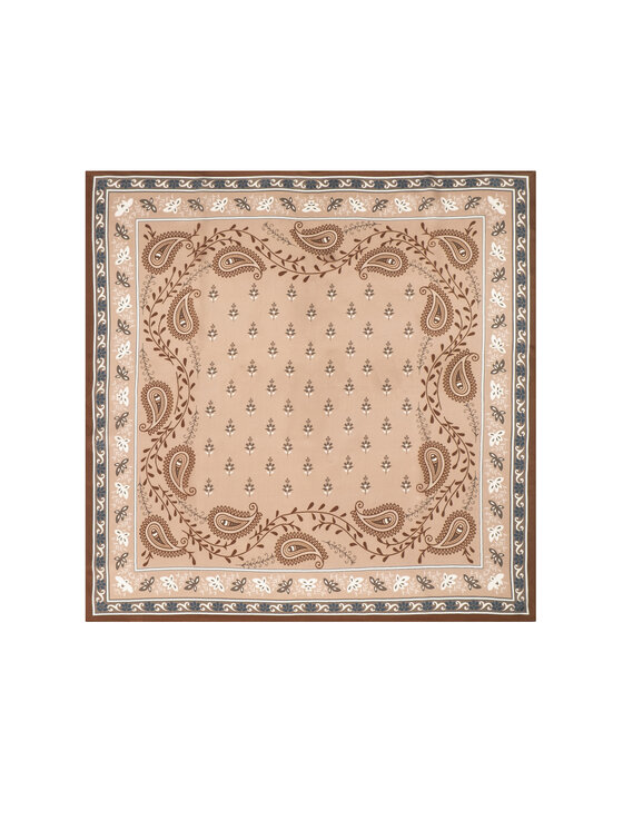 ALLORA BE UNIQUE ALLORA BE UNIQUE Apaszka silk scarf Beżowy