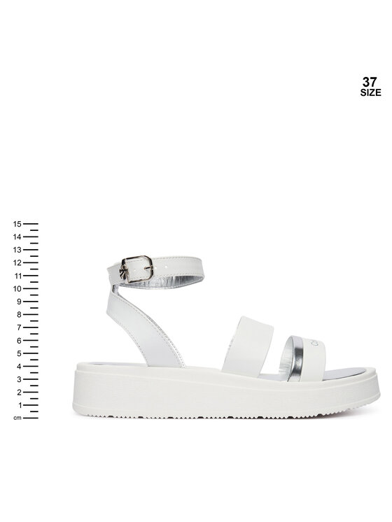 Calvin Klein Calvin Klein Sandali Velcro Sandal V4A2-83261-0326 D Bianco