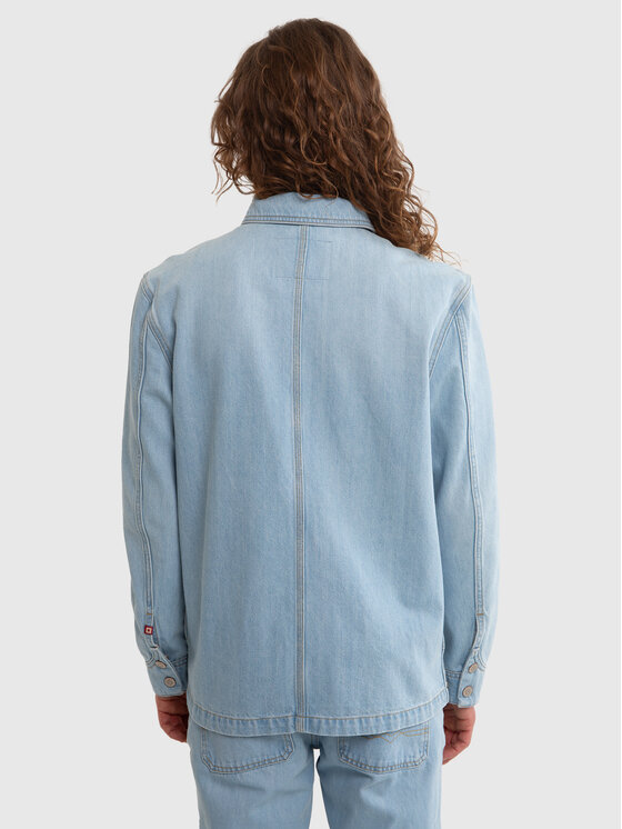 BIG STAR BIG STAR Kurtka jeansowa WORKWEAR Niebieski Basic Fit