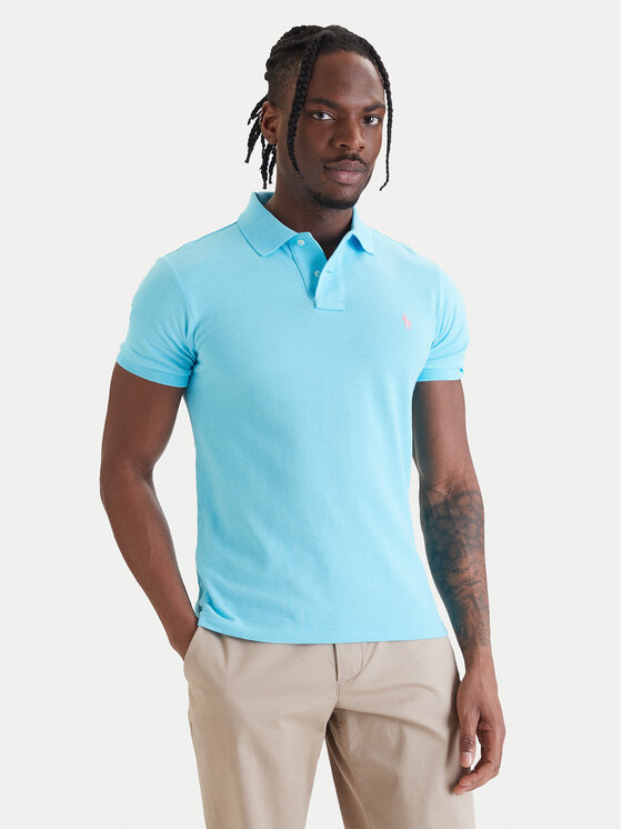 Polo Ralph Lauren Polo Ralph Lauren Poloshirt Core Replen 710795080 Blau Slim Fit