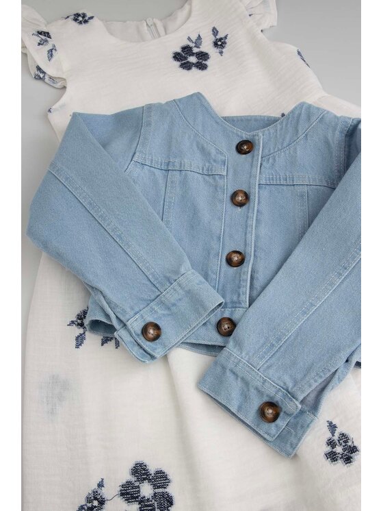 Coccodrillo Coccodrillo Komplet sukienka letnia i sweter WC5117101ESG-022 Kolorowy Regular Fit