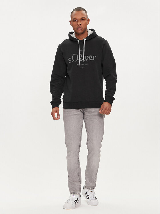 s.Oliver s.Oliver Μπλούζα 2132732 Μαύρο Regular Fit