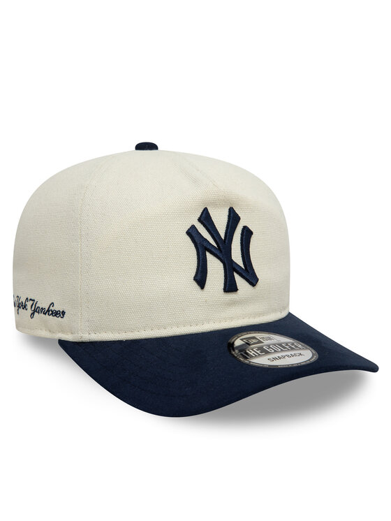 New Era New Era Шапка с козирка New York Yankees Snapback Cap 60595255 Бял