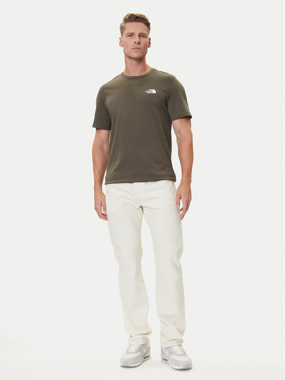 The North Face The North Face T-Shirt Simple Dome NF0A87NG Hnědá Regular Fit