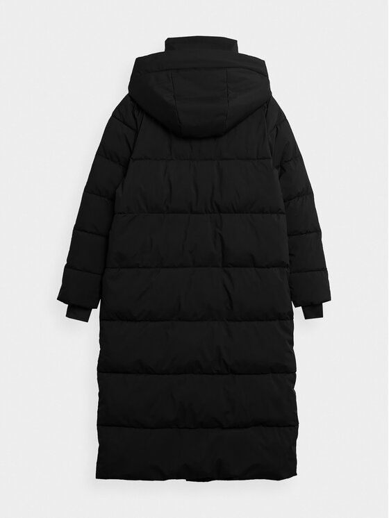 4F 4F Зимно яке 4FAW23TDJAF237 Черен Regular Fit