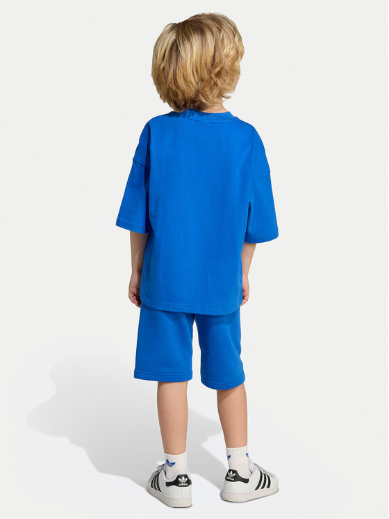 adidas adidas Komplekti kuuluvad t-särk ja šortsid Big Logo Execution KA0224 Sinine Loose Fit