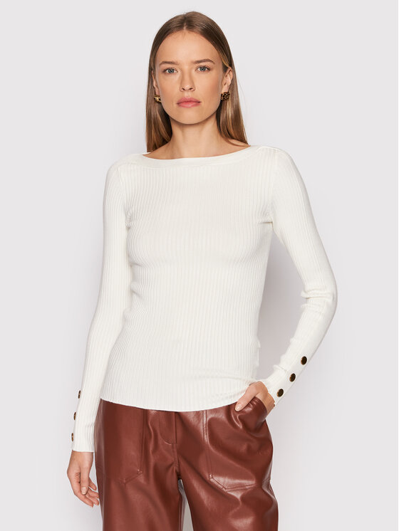 Maglione Gilberta 1BGR20 5613Z Bianco Slim Fit