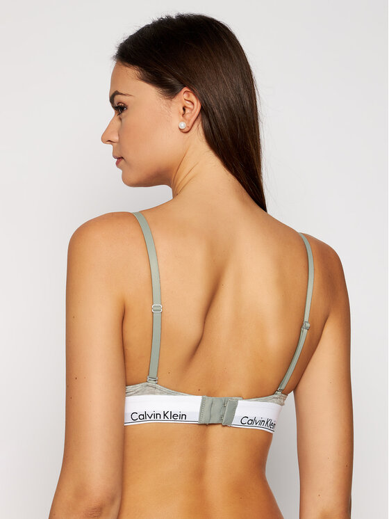 Calvin Klein Underwear Calvin Klein Underwear Bralette krūšturis 000QF1061E Pelēks