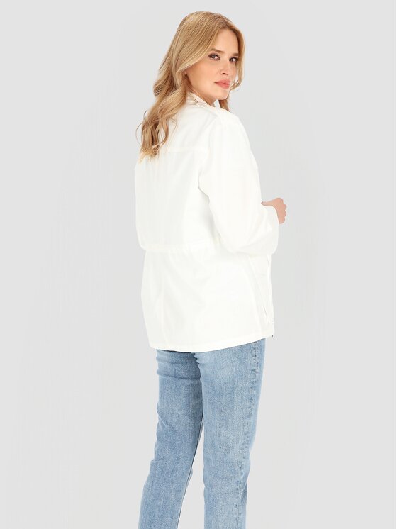 Perso Perso Dámska bunda BLE252679F Biela Regular Fit