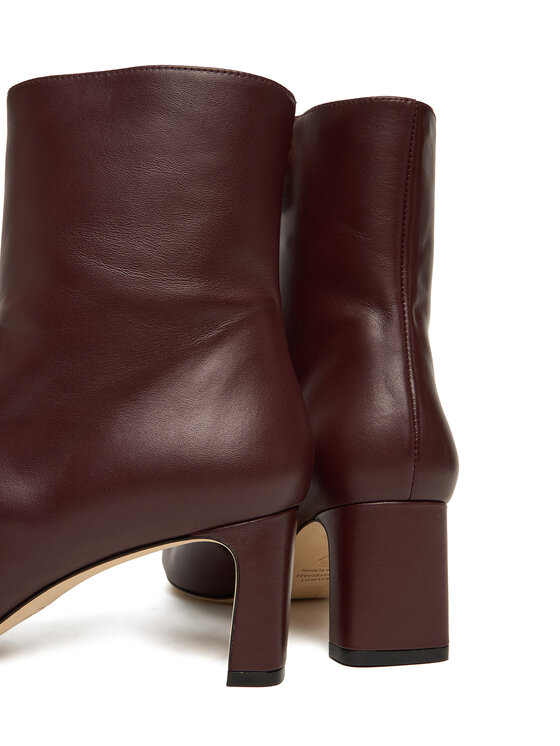 Stuart Weitzman Stuart Weitzman Botki Babette SL542 Bordowy