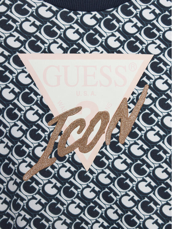 Guess Guess Pluus J4RQ00 KA6R3 Tumesinine Regular Fit