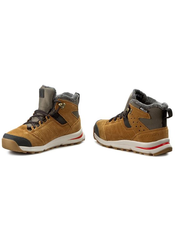 Salomon Salomon Ορειβατικά παπούτσια Utility Ts Cswp J 390288 09 W0 Καφέ