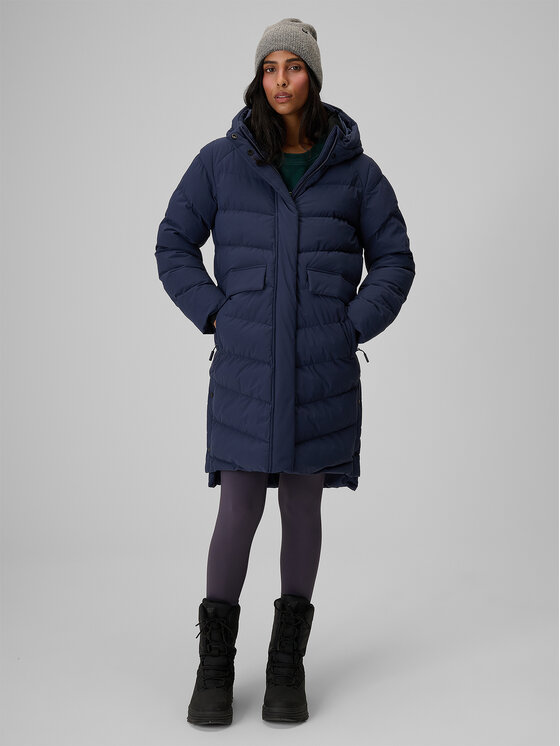 4F 4F Płaszcz zimowy CITY JACKETS Granatowy Regular Fit