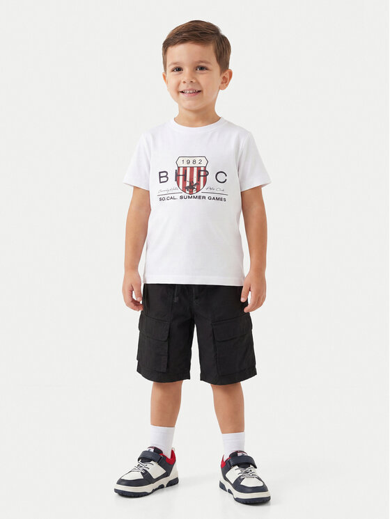 Beverly Hills Polo Club Beverly Hills Polo Club Póló P-SS26B-TS414011 Fehér Regular Fit
