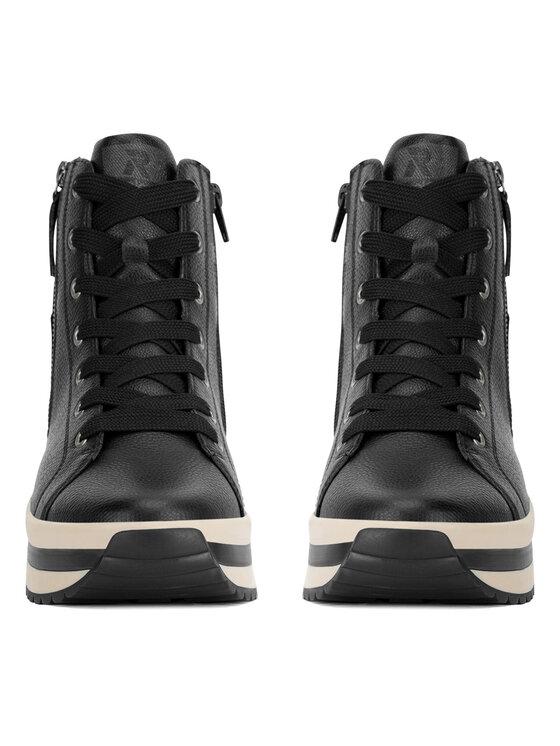 Rieker Revolution Lifestyle Rieker Revolution Lifestyle Īsie zābaki W0962-00 Melns