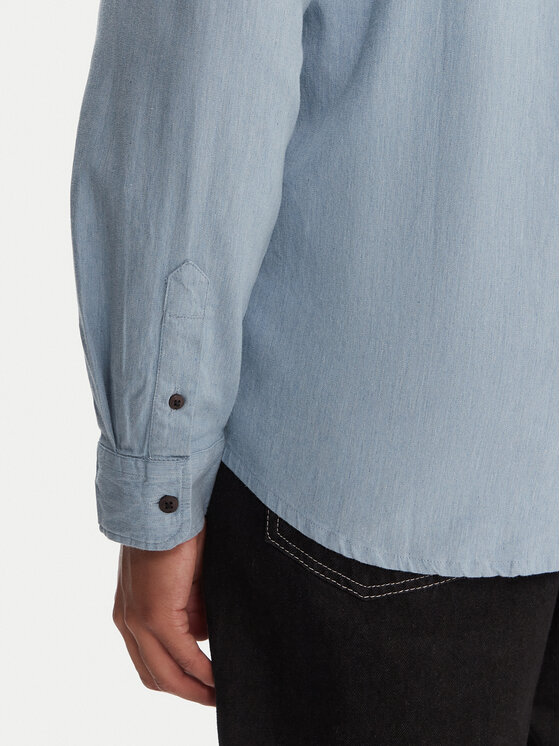 Quiksilver Quiksilver Marškiniai Premium Stretch EQYWT04670 Žydra Regular Fit