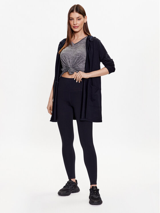 Skechers Skechers Bluza Skechers Restful Hoodigan Czarny Regular Fit