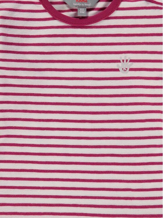Kanz Kanz Bluzka 1846611-2031 Czerwony Basic Fit