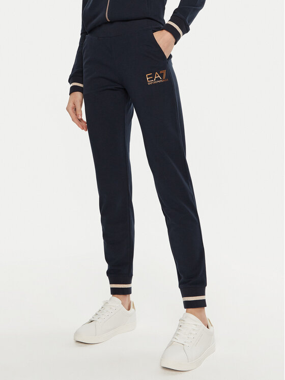 EA7 Emporio Armani EA7 Emporio Armani Спортивний костюм 6DTV53 TJVHZ 1562 Cиній Slim Fit