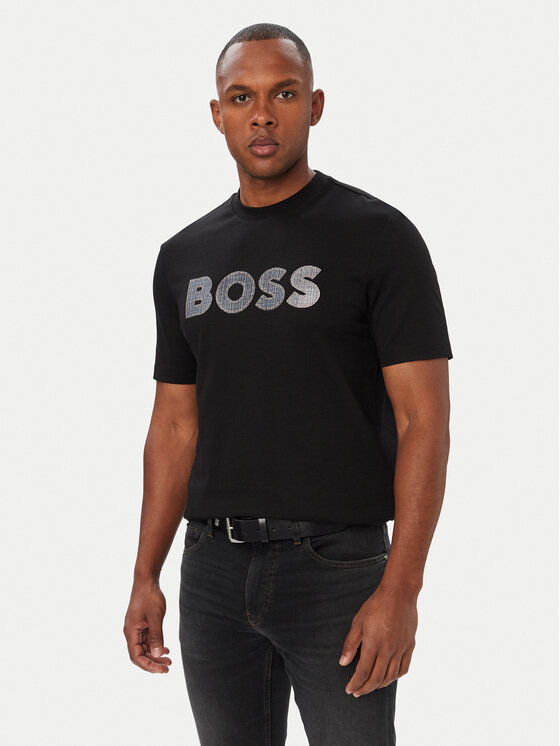 BOSS BOSS Футболка C-Thompson 89 50565630 Чорний Regular Fit