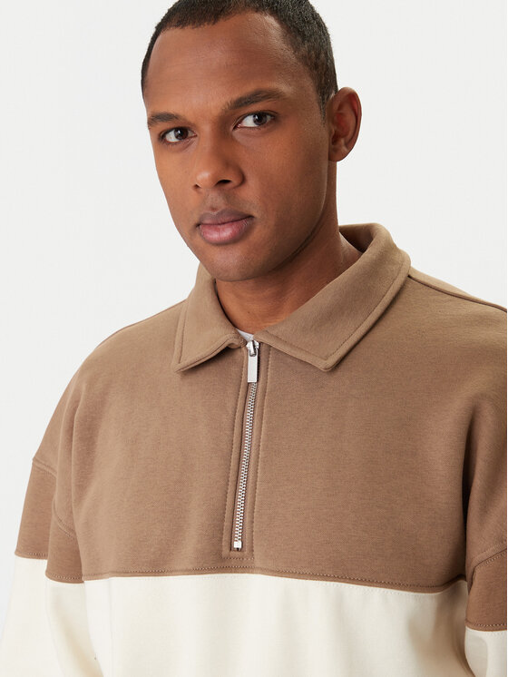 Only & Sons Only & Sons Bluză Byorn 22031400 Bej Oversize