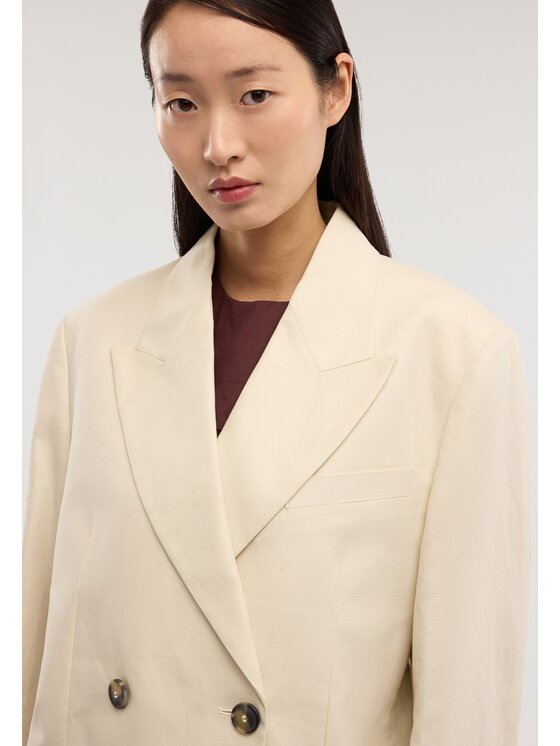 Trussardi Trussardi Giacca di transizione Q976A000414N002 Crema Regular Fit