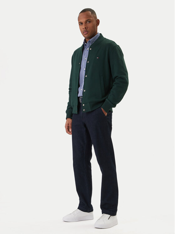 Tommy Hilfiger Tommy Hilfiger Bundy bomber Essential MW0MW42470 Zelená Regular Fit