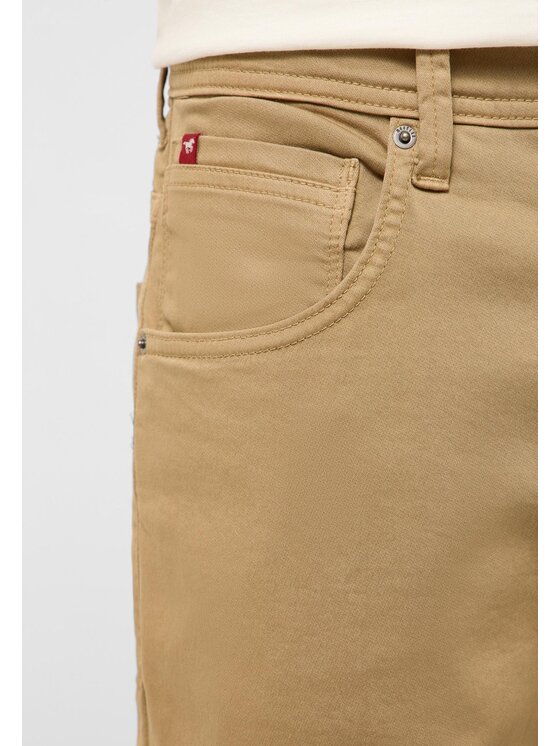Mustang Mustang Pantaloncini di tessuto Style Chicago Shorts Z Beige Slim Fit
