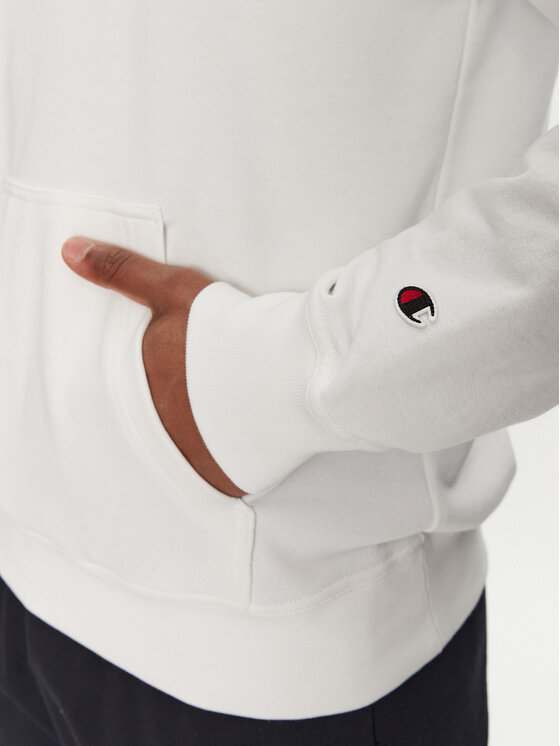 Champion Champion Mikina 220726 Bílá Slim Fit