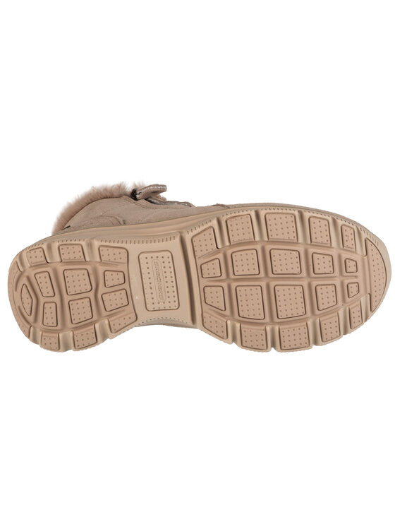 Skechers Skechers Śniegowce Easy Going - High Zip 2 Beżowy