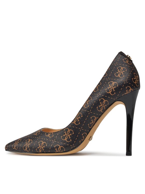 Guess Guess Čevlji z visoko peto FL8G11 FAL08 Rjava