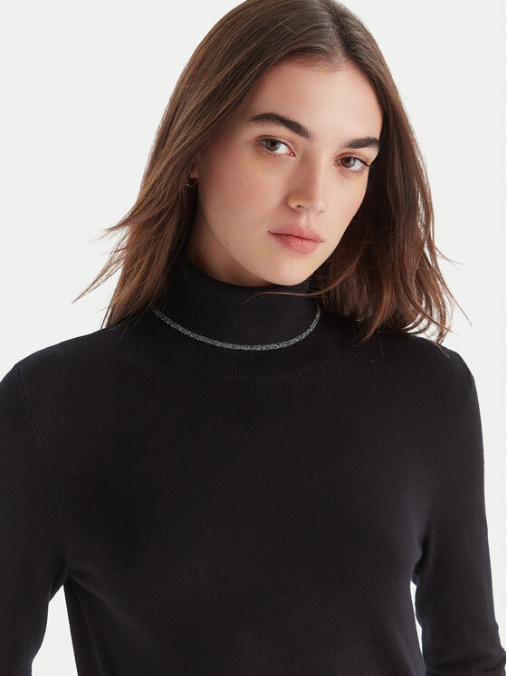 Liu Jo Liu Jo Гольф MF5229 MS49I Чорний Regular Fit