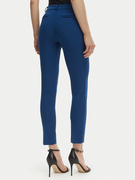 Rinascimento Rinascimento Текстилни панталони CFC0127865003 Син Slim Fit