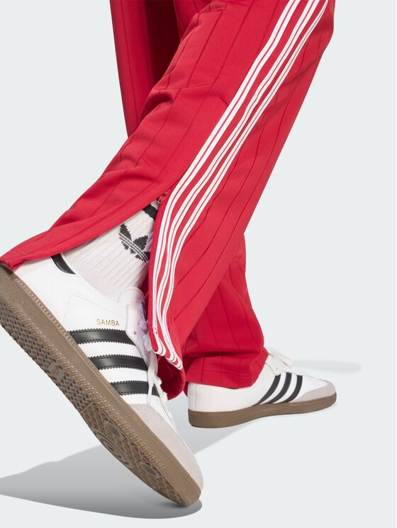 adidas adidas Spodnie dresowe Firebird Drop Needle Track Tracksuit Bottoms KE4134 Czerwony Regular Fit