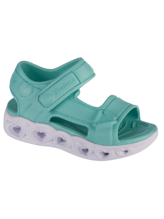 Sandały, rozmiar 25, Zielone, Skechers Heart Lights Sandal - Always Flashy