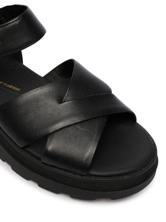 Clarks Clarks Sandały Orinoco3 Cross 26186091 Czarny