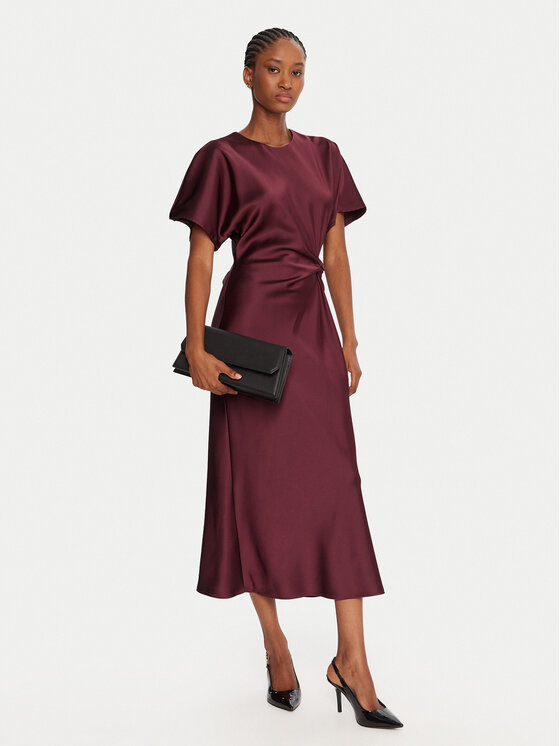Rinascimento Rinascimento Coctailkleid CFC0125718003 Dunkelrot Regular Fit