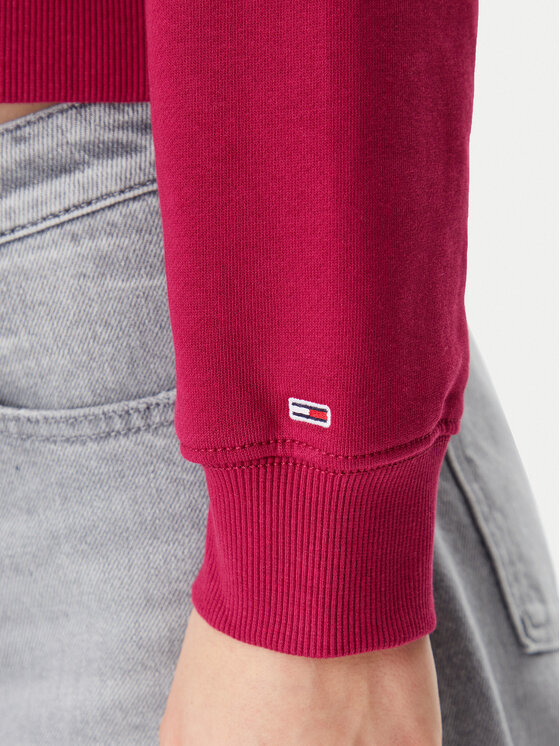 Tommy Jeans Tommy Jeans Pulóver Script DW0DW20306 Rózsaszín Relaxed Fit