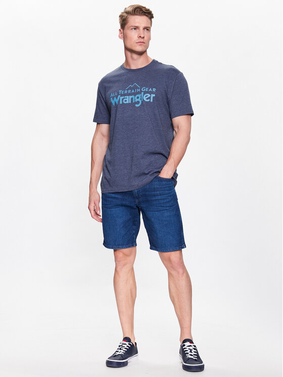 Wrangler Wrangler Pantaloncini di jeans W11CJXY81 112337506 Blu Regular Fit