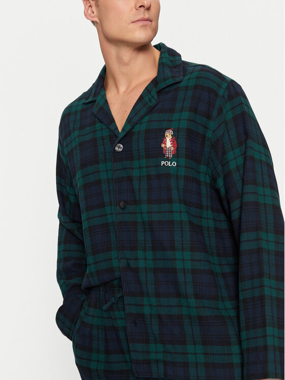 Polo Ralph Lauren Polo Ralph Lauren Pidžama 714915985002 Zelena Regular Fit
