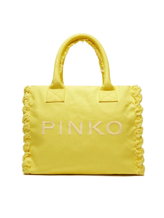 Geantă Pinko Beach Shopping PE 24 PLTT 100782 A1WQ Galben