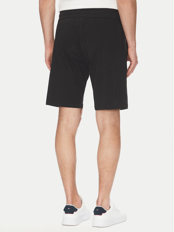 Tommy Hilfiger Tommy Hilfiger Αθλητικό σορτς UM0UM03364 Μαύρο Regular Fit