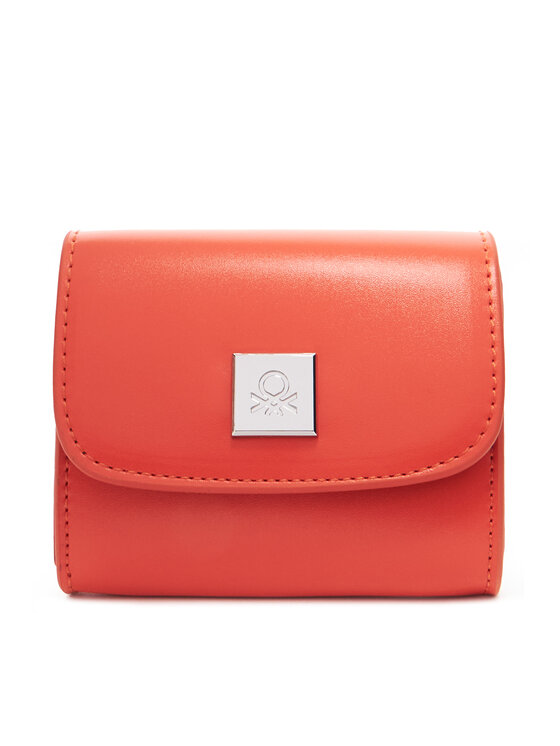 United Colors Of Benetton United Colors Of Benetton Малък дамски портфейл 6QTUDY075 Оранжев