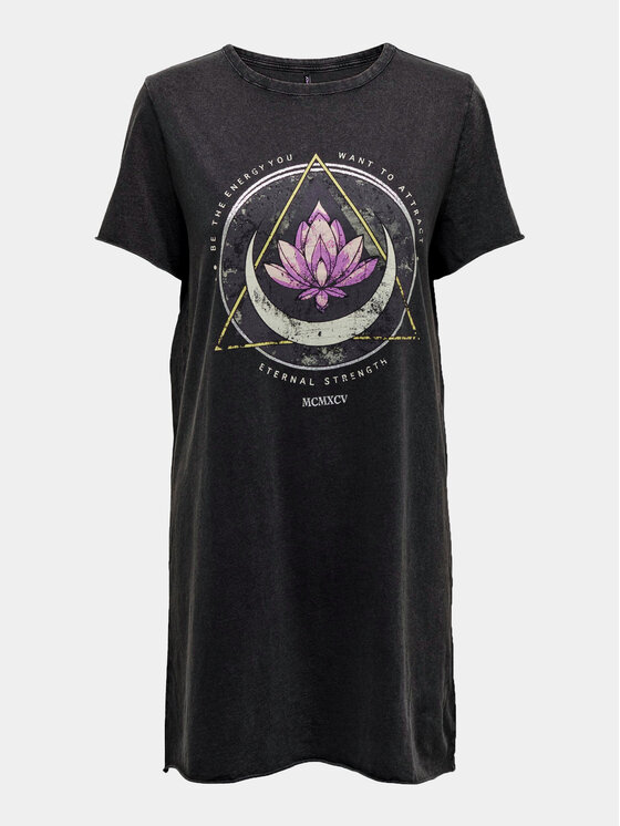ONLY ONLY Hétköznapi ruha Lucy 15232549 Fekete Regular Fit