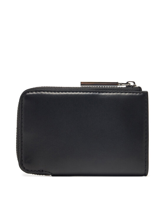 Calvin Klein Calvin Klein Portafoglio Embossed Logo Zip Cardholder K60K613157 Nero